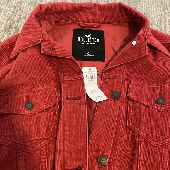 Red corduroy jacket - Picture 2 of 5